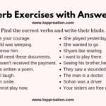 Verb Exercises with Answers